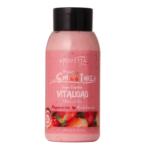 Hair Smoothies Mask - Deep Conditioning Treatment for Dry, Damaged Hair | Hydrates, Repairs & Gently Exfoliates with Natural Oils & Vitamins (Vitality)