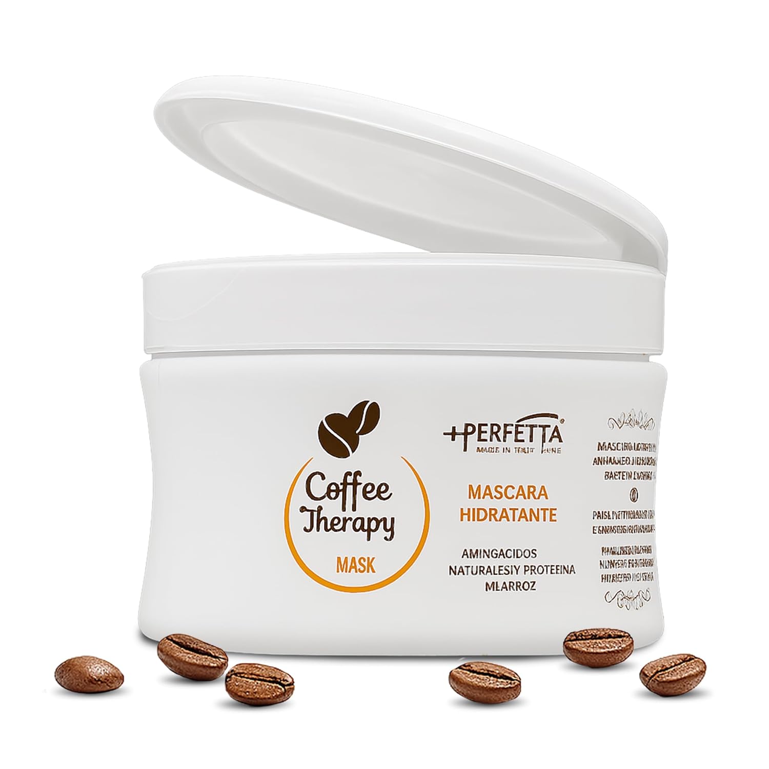 Hydrating Hair Mask Rice Protein - Coffee Therapy Deep Conditioning Hair Repair Treatment