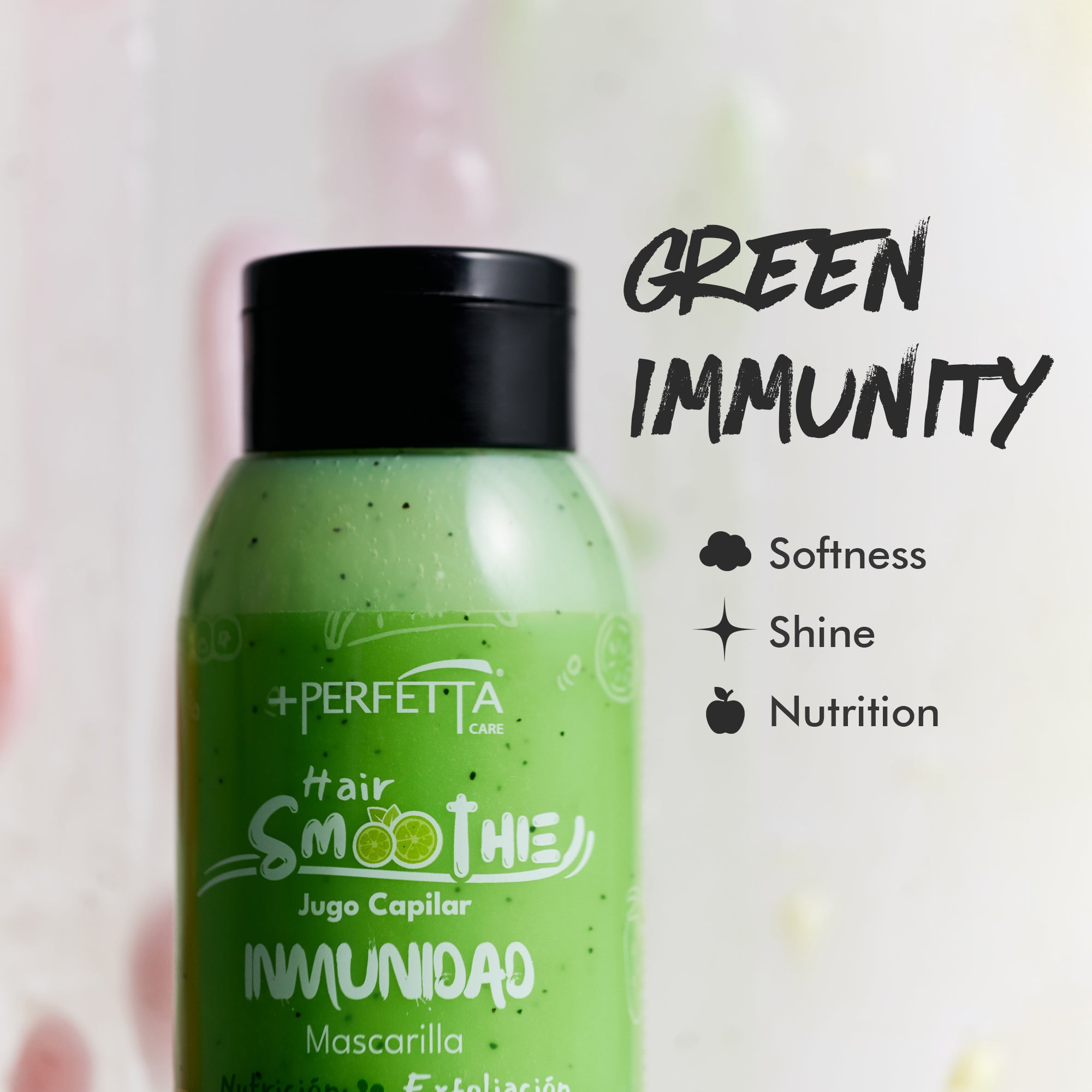 Hair Smoothies Mask - Deep Conditioning Treatment for Dry, Damaged Hair | Hydrates, Repairs & Gently Exfoliates with Natural Oils & Vitamins (Immunity)