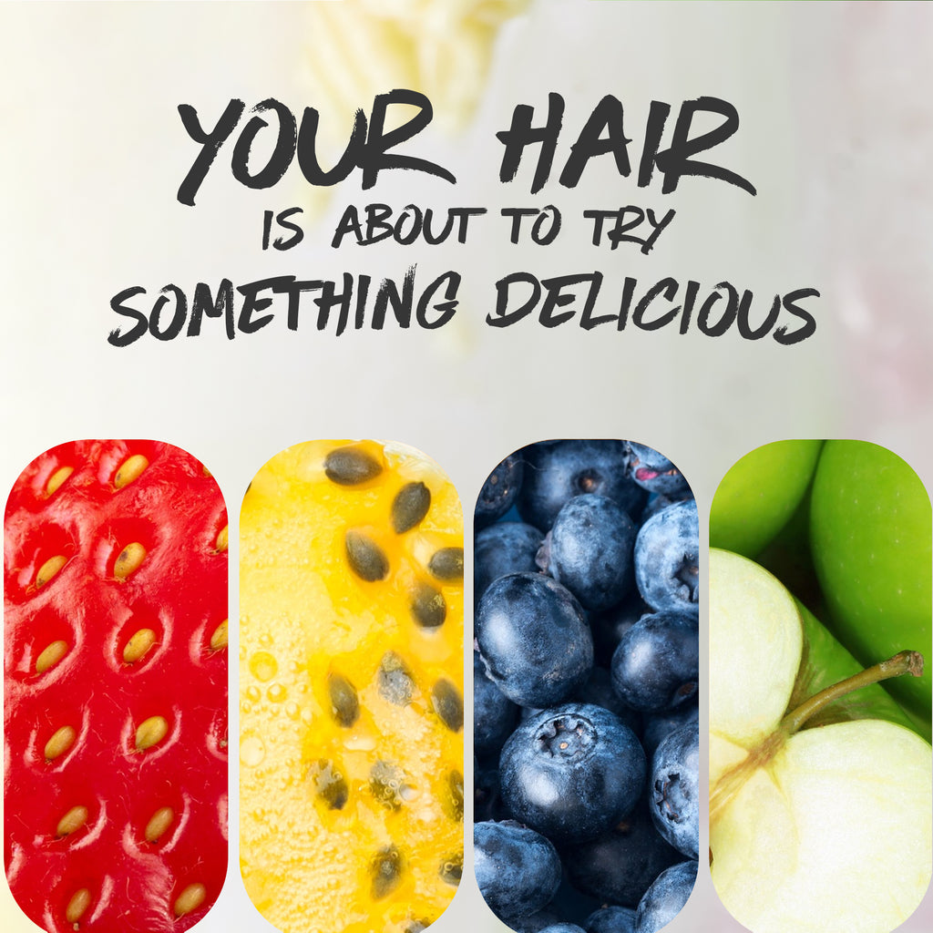 Hair Smoothies Mask - Deep Conditioning Treatment for Dry, Damaged Hair | Hydrates, Repairs & Gently Exfoliates with Natural Oils & Vitamins (Balance)